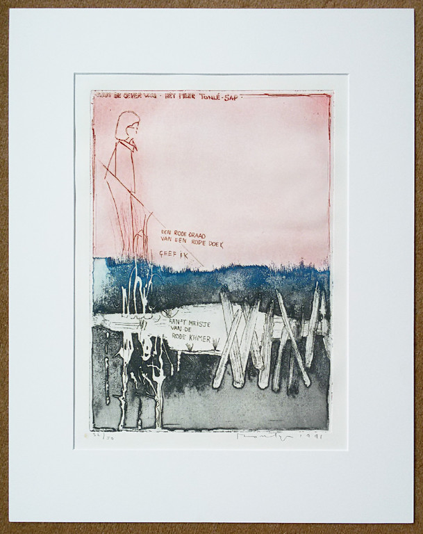 Jan Montyn - Het geschenk, aquatint ets kopen? Bied vanaf 75!