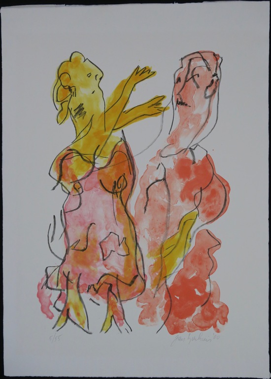 Jan Sierhuis: Litho, Zonder titel  kopen? Bied vanaf 35!