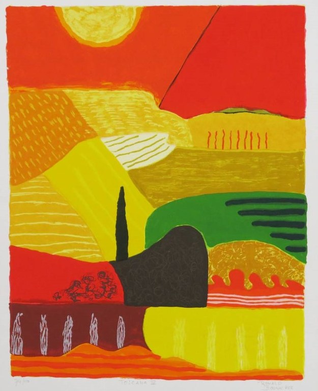 Ronald Boonacker: Zeefdruk, Toscana IV verkocht voor € 70!