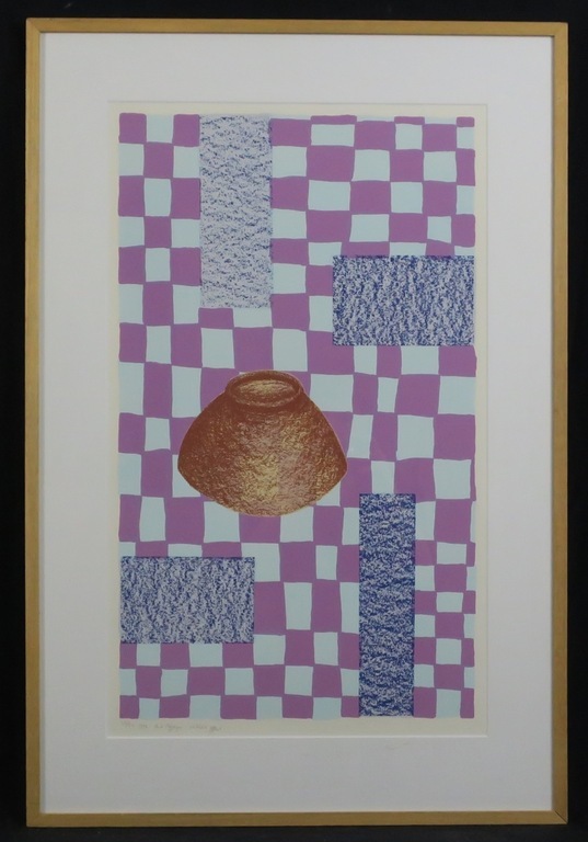 Bob Negrijn: Zeefdruk, Oktober prent - Ingelijst kopen? Bied vanaf 20!