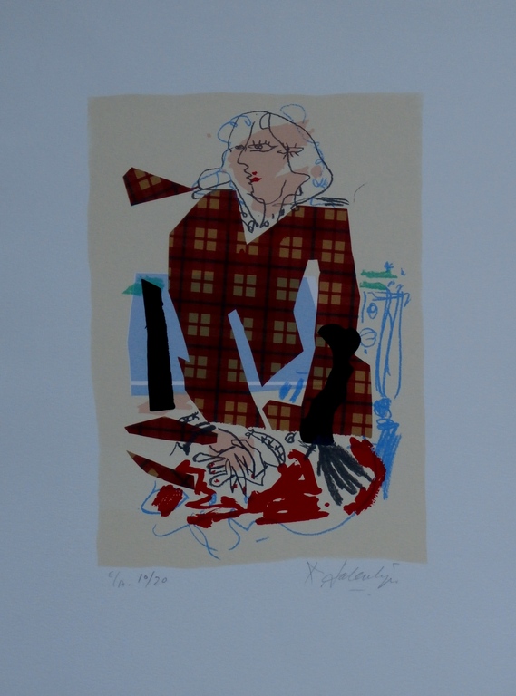 Kees Salentijn - litho - handgesigneerd  verkocht voor € 50!