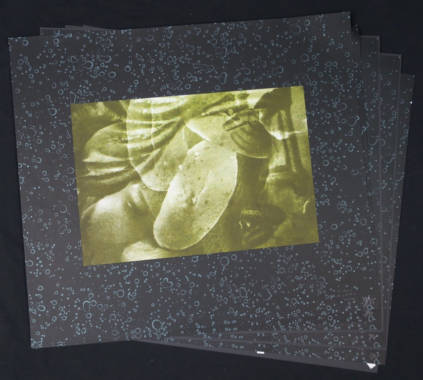 Lot met 5 zeefdrukken van Titus Nolte: Zonder titel (groen) kopen? Bied vanaf 1!