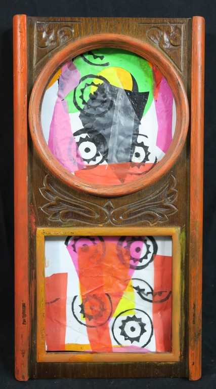 Meertje Kaal: Collage op papier, Z.T. - Ingelijst kopen? Bied vanaf 1!