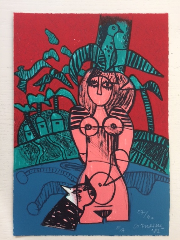 Corneille litho 1982  verkocht voor € 275!