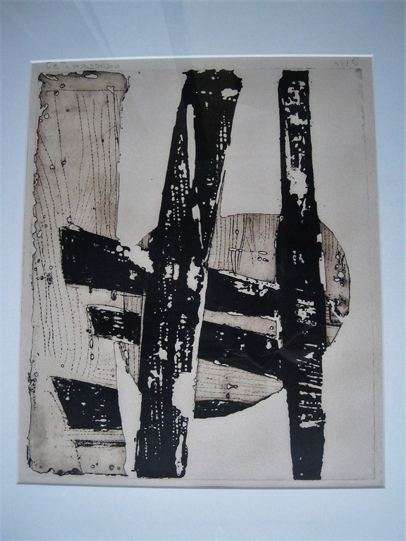 Bijzonder Grafisch werk "Kyoto 1997" van Cees Kortlang (Liga Nieuwe Beelden) verkocht voor € 57!