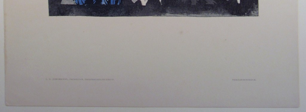 Houtsnede van Ludwig Heinrich Jungnickel - Blaue Arras kopen? Bied vanaf 35!