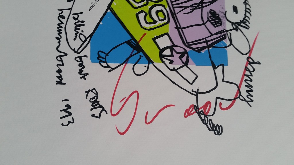 Biggles Buck - gesigneerde zeefdruk - oplage 300 ex. kopen? Bied vanaf 95!