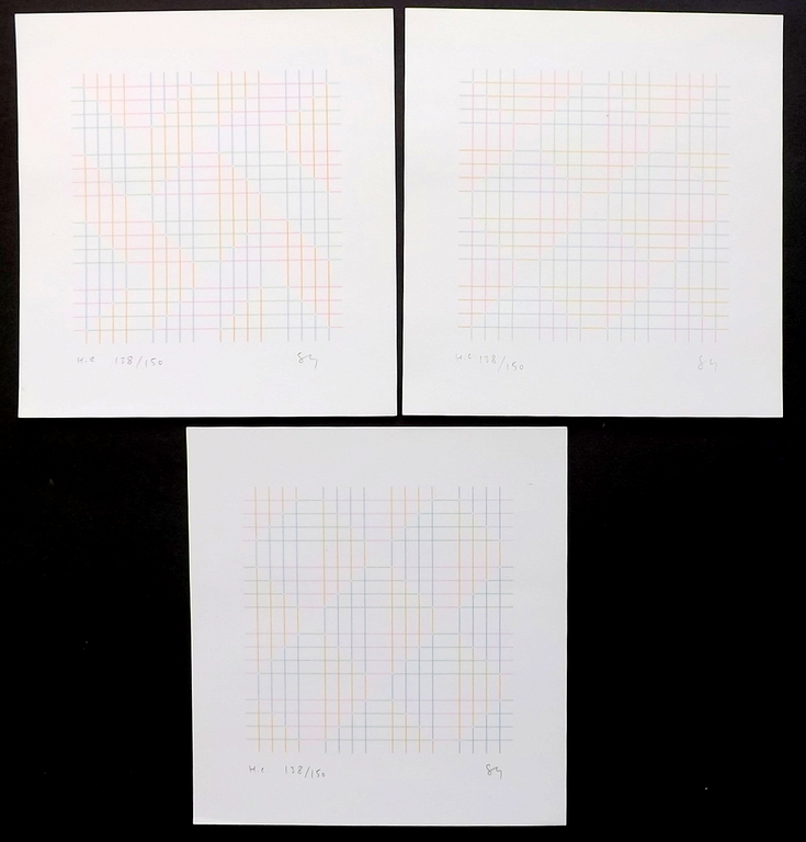 Shizukoyo Shikawa - 3x gesigneerde litho - 1985 verkocht voor € 36!