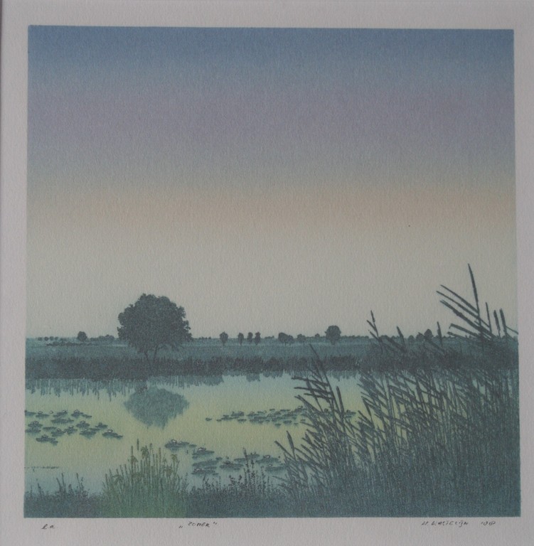 Henk Kastelijn - 2 zeefdrukken - 'Zomer' en 'Herfst' - gesigneerd kopen? Bied vanaf 40!