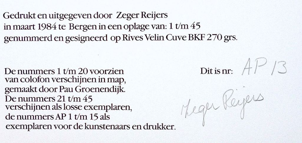 Rob Scholte - geen titel - zeefdruk kopen? Bied vanaf 150!