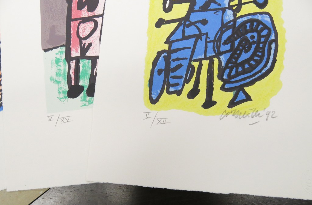 Corneille: Portfolio met 3 zeefdrukken, Trois images d'un ete kopen? Bied vanaf 220!