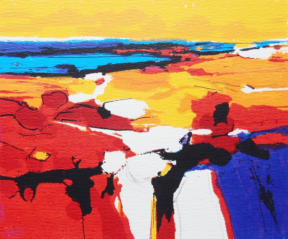 Frank Lejeune (1952) - zeefdruk Toscana - oplage 25 kopen? Bied vanaf 50!