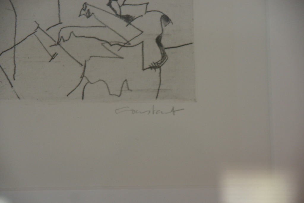 Constant - "De zangeres" - ets - oplage: 190   kopen? Bied vanaf 335!