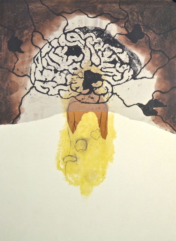 Ansuya Blom: Zeefdruk. Brein kopen? Bied vanaf 70!