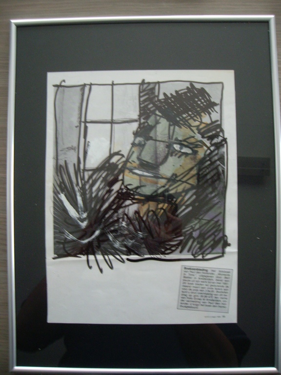 Herman Brood originele tekening uit 1984 zeer zeldzaam kopen? Bied vanaf 250!