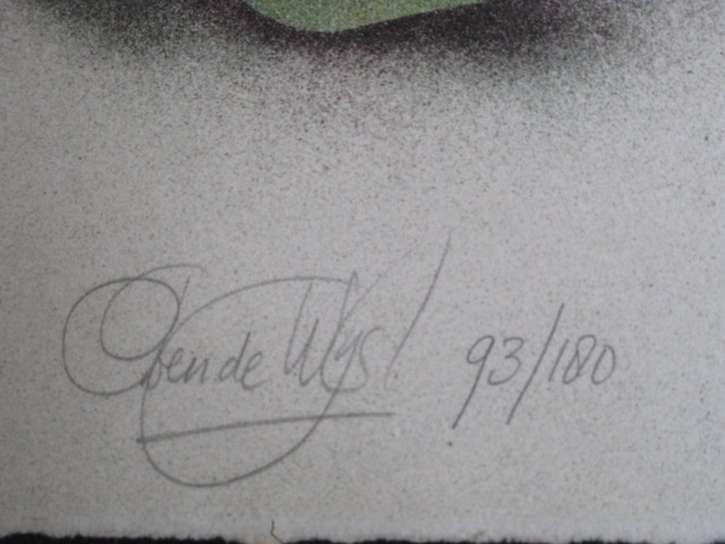 Groot Realistisch werk van Poen de Wijs (1948-2014) Lithografie "Song of Songs" kopen? Bied vanaf 1!