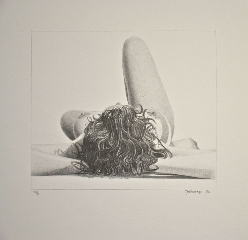 Roger Wittevrongel: Litho. Liggende vrouw kopen? Bied vanaf 50!