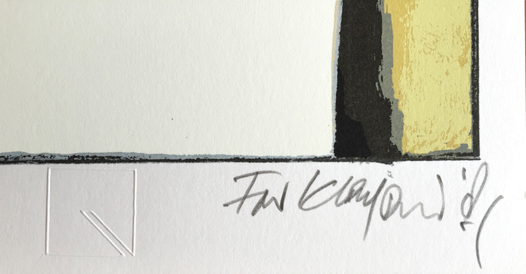 Fon Klement - Zonder titel - gesigneerde zeefdruk - 1987 kopen? Bied vanaf 35!