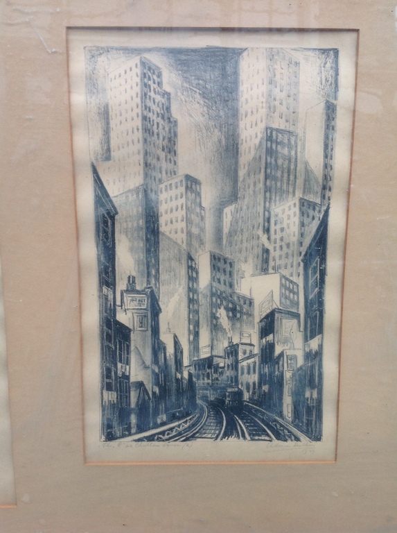 Adriaan Lubbers, Drie Litho's: New York kopen? Bied vanaf 600!