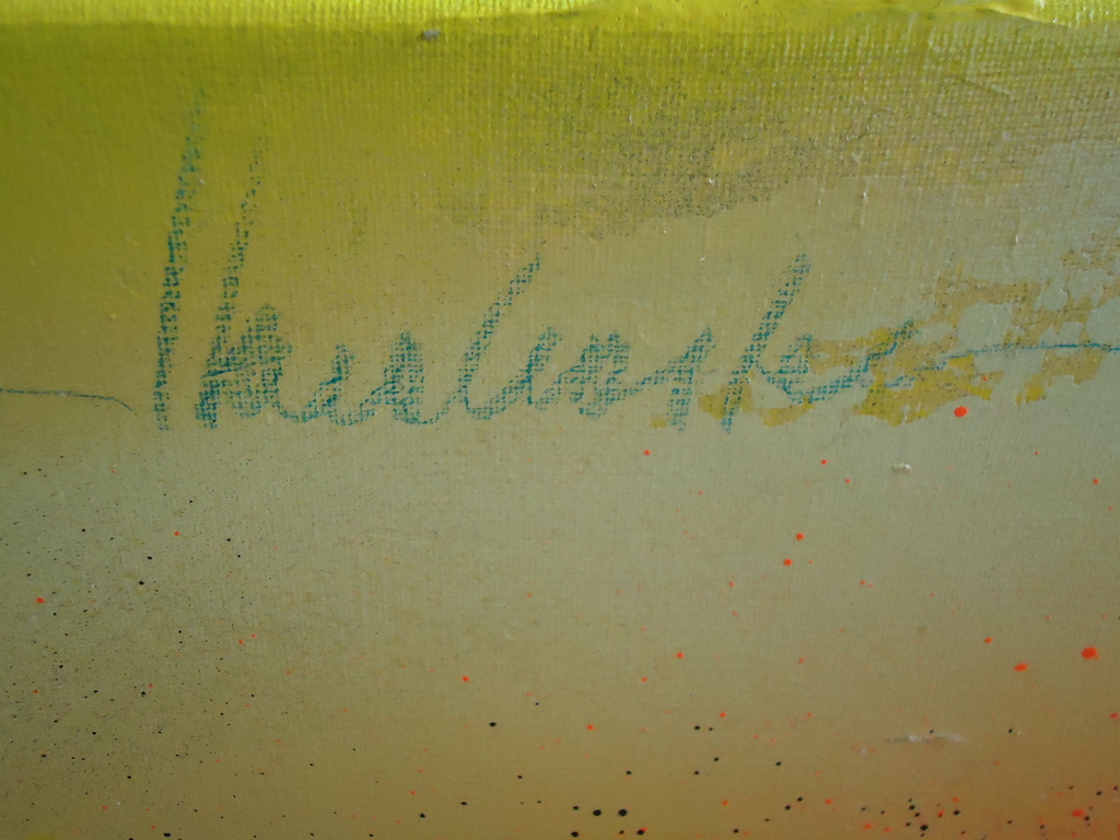 Theo Koster, Autumn Leaves, Uniek tweeluik 80x80, origineel op canvas kopen? Bied vanaf 250!