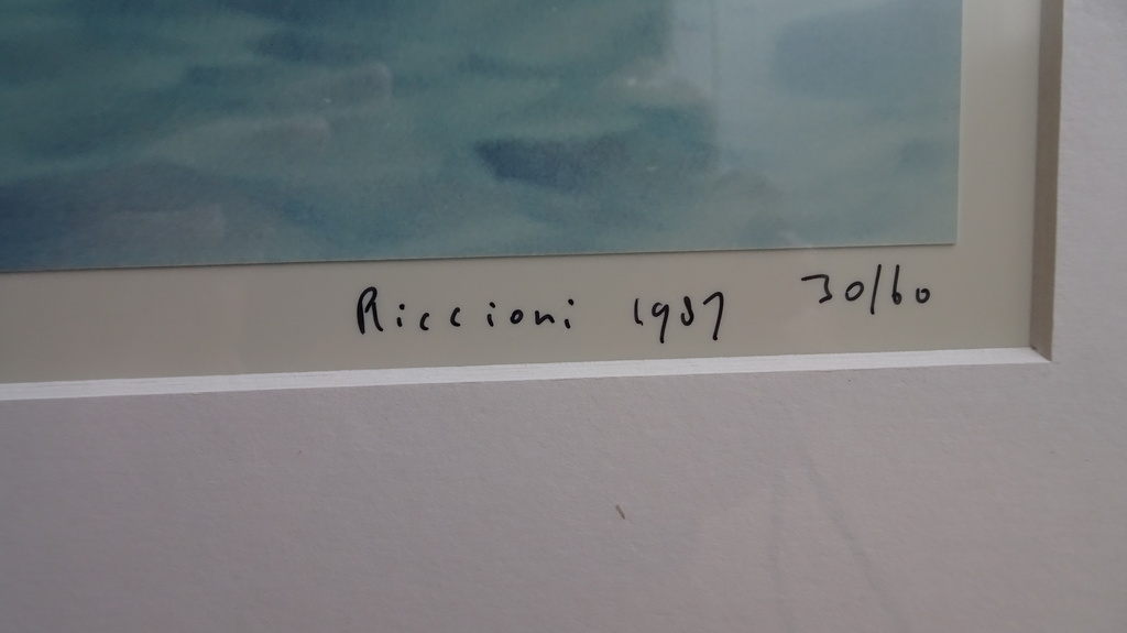 Bert Houweling, Riccioni 1987 30/60  kopen? Bied vanaf 250!