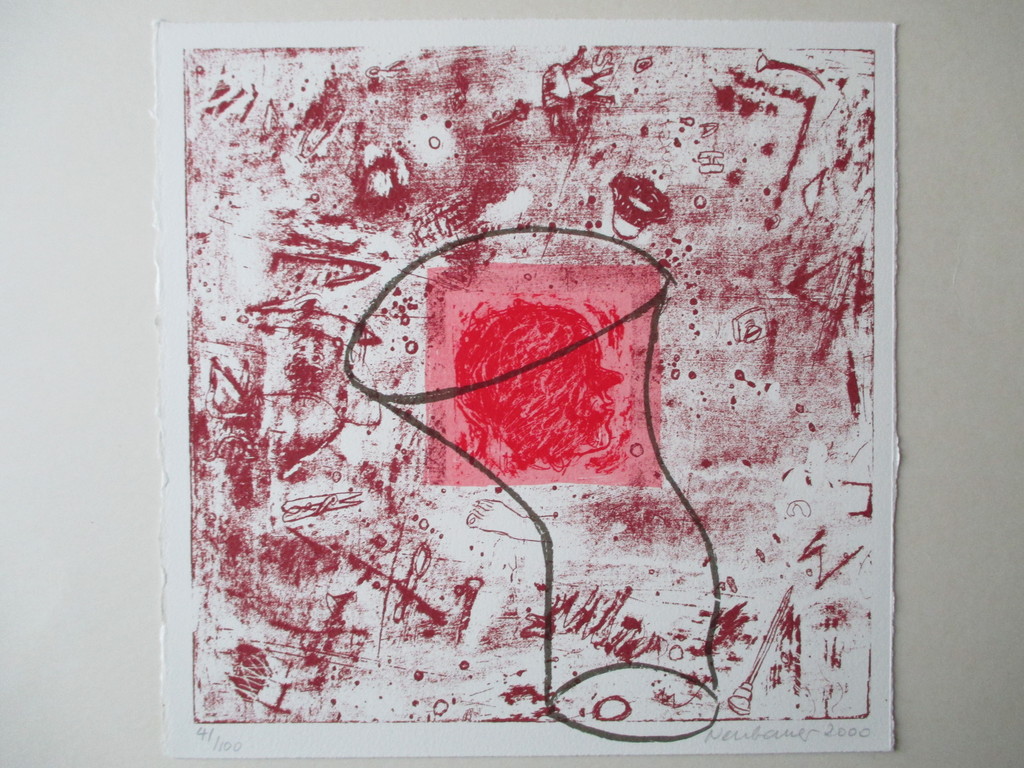 LAATSTE KANS!!Ursula Neubauer, zeefdruk,  kopen? Bied vanaf 10!