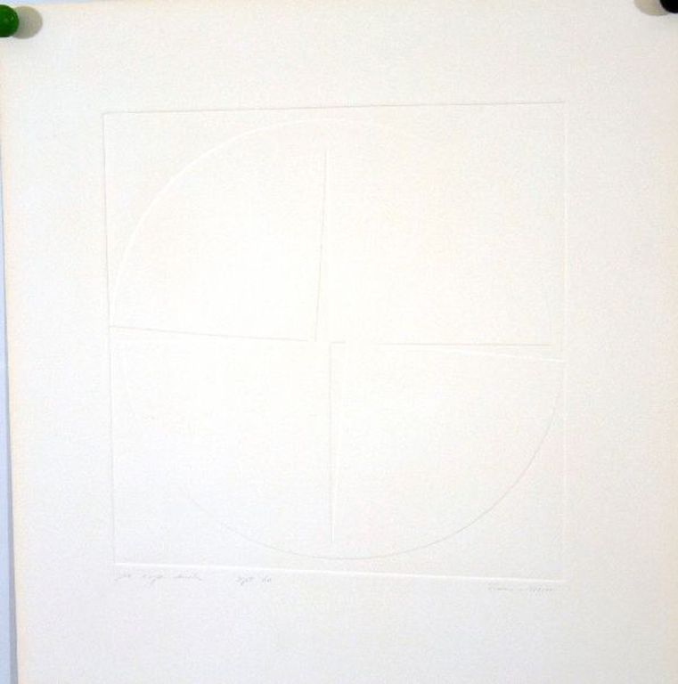 Frans Mossou: Preegdruk (blinddruk). Cirkel in delen. kopen? Bied vanaf 50!