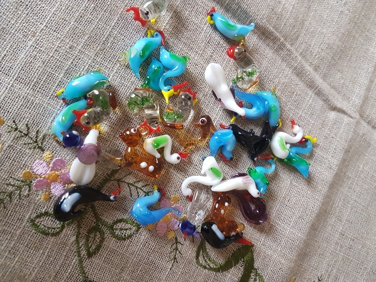 Lotto vintage zoo in Murano glas-assortment van 50 pz  kopen? Bied vanaf 7!