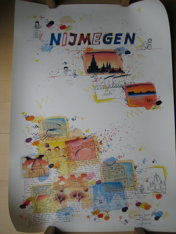 Wilhelm Schlote , kleurenlitho , Nijmegen kopen? Bied vanaf 1!