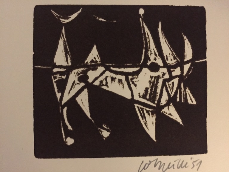 Corneille zeefdruk / Litho Originele 1959 verkocht voor € 130!