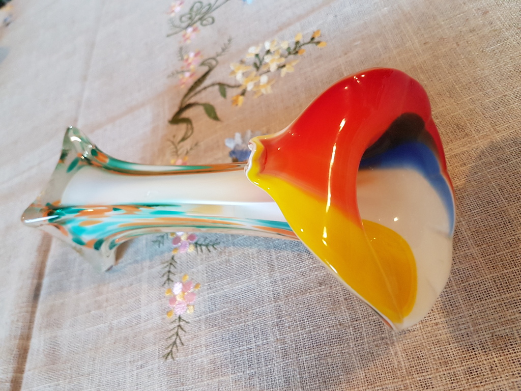Murano glas vaas Venezia 1965/70 H cm 19 kopen? Bied vanaf 1!