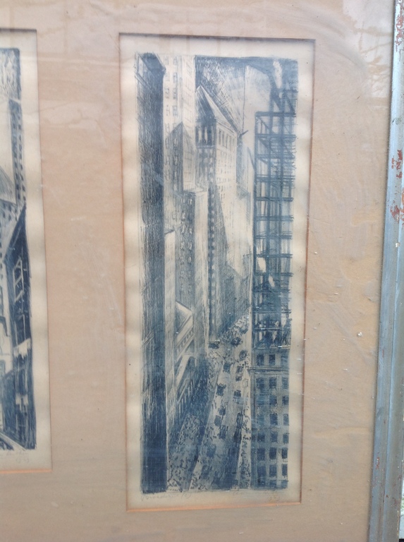 Adriaan Lubbers, Drie Litho's: New York kopen? Bied vanaf 600!