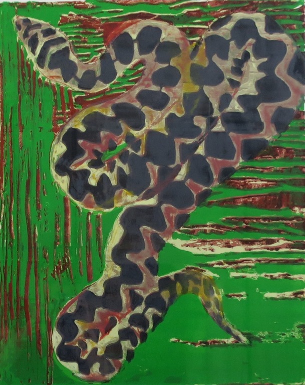 Cees Dolk: Zeefdruk, Flora en fauna - Ingelijst kopen? Bied vanaf 20!