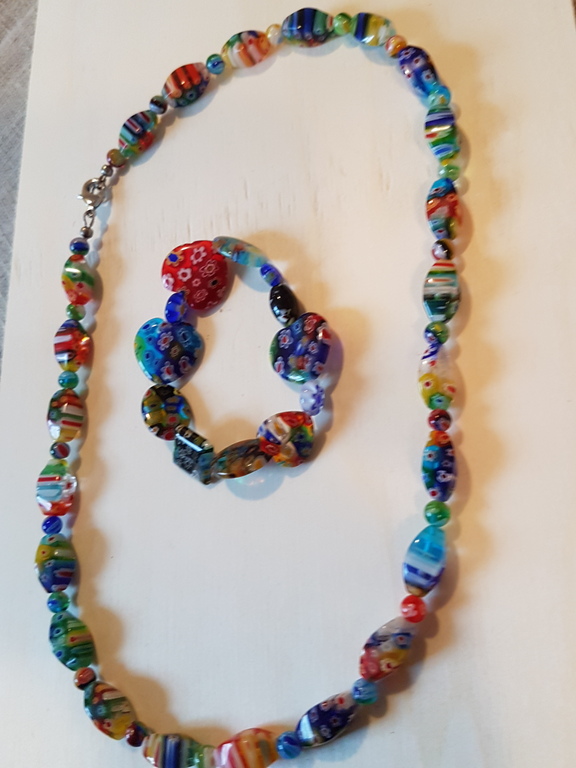 Ketting en armband Le murrine veneziane lot kopen? Bied vanaf 3!