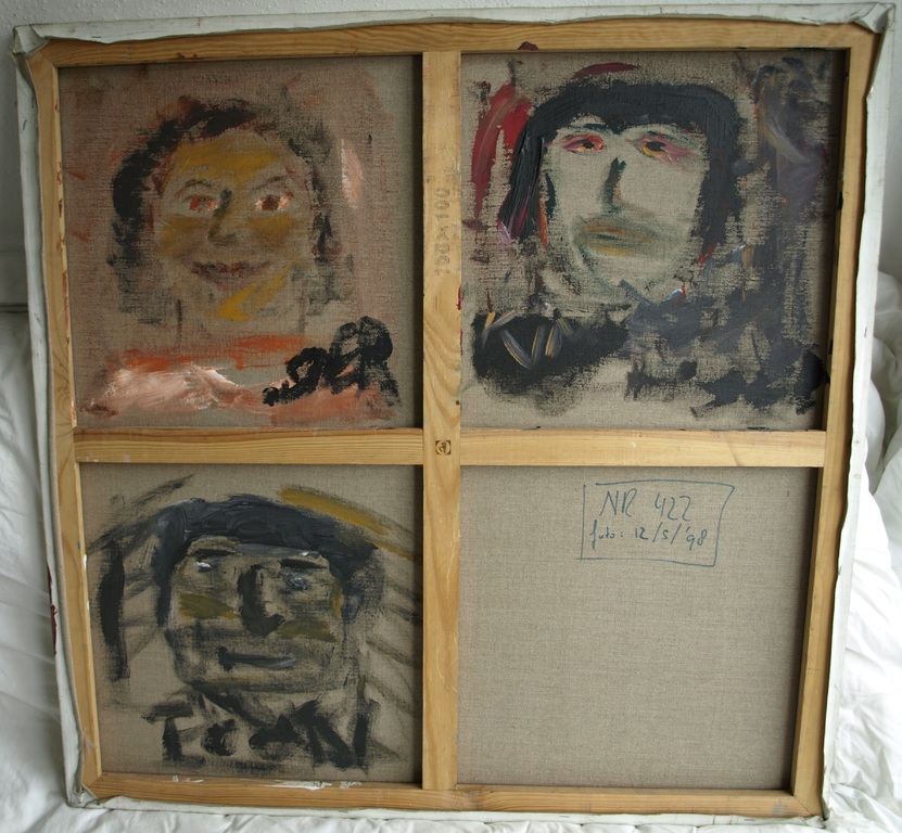 Onbekend kunstenaars – After Nature : Acrylverf op linnen –Portretten –100 x 100 kopen? Bied vanaf 225!