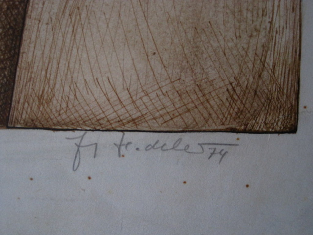 Meesterlijk gedetailleerd groot Aquarel "Rindana" van Georg Hadeler (1939-)  kopen? Bied vanaf 1!