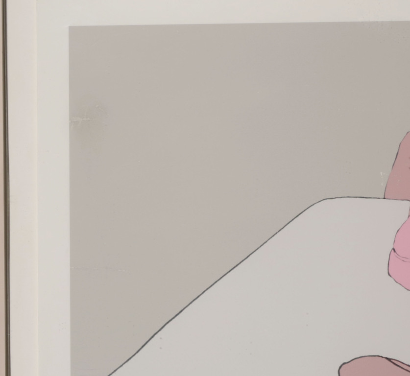 Una Henry: Piezografie, Girl on bed - Ingelijst kopen? Bied vanaf 1!