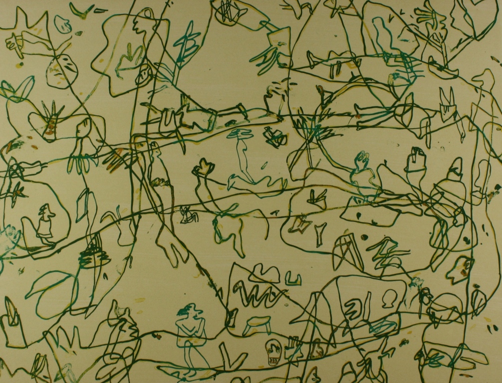 Jan Voss, zeefdruk, 1978 verkocht voor € 60!