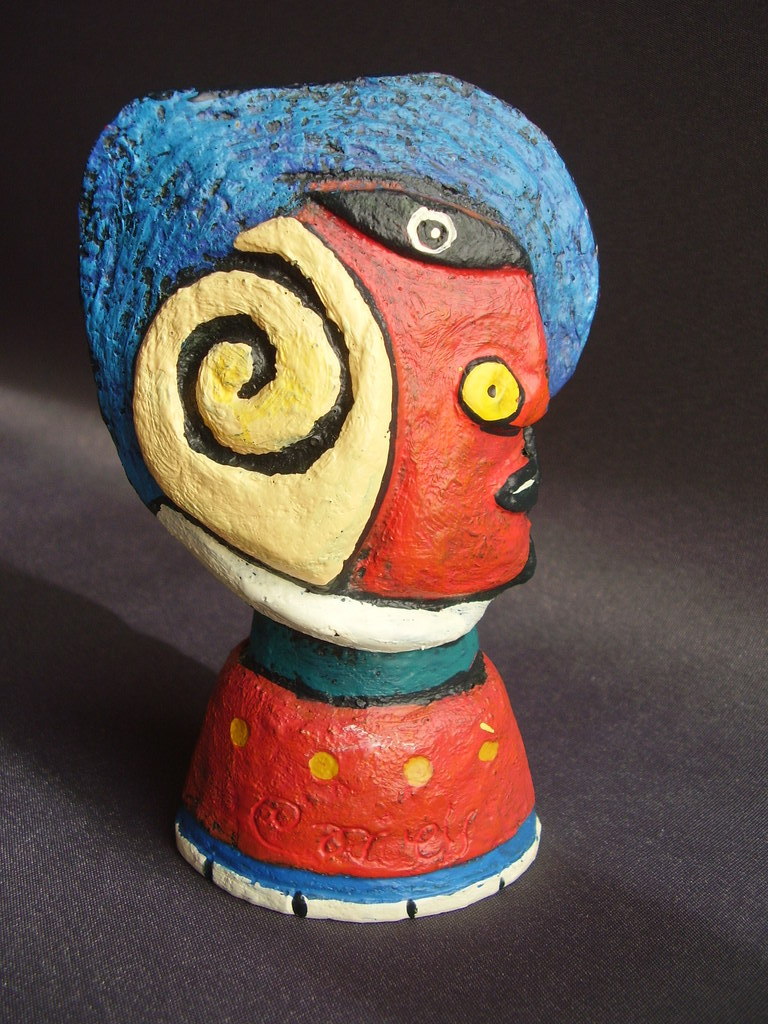 Clemens Briels - flessenstop/beeldje, gesigneerd kopen? Bied vanaf 10!