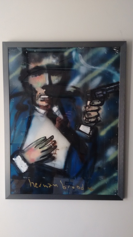 Herman Brood origineel schilderij, X, 1986, TOPWERK, gesigneerd + HBM cert. kopen? Bied vanaf 1800!