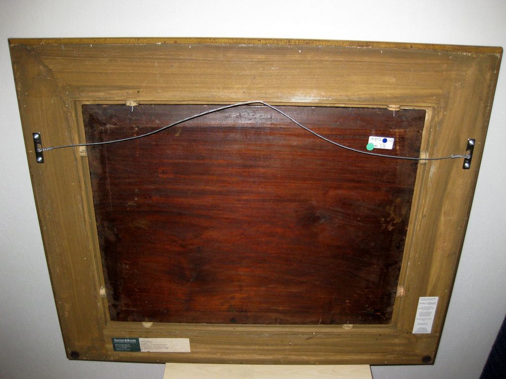 Jan Bedijs Tom 1813-1894: olie op paneel, Herderpaar met vee bij een beek kopen? Bied vanaf 4500!