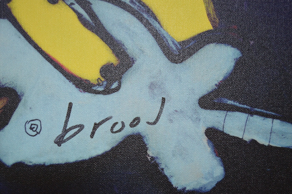 Herman Brood: Beertje - zeefdruk op linnen - ingelijst kopen? Bied vanaf 350!