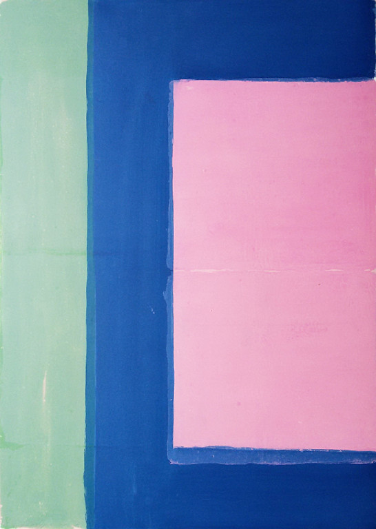 Adriaan Engelman - Abstracte compositie, monotype kopen? Bied vanaf 75!