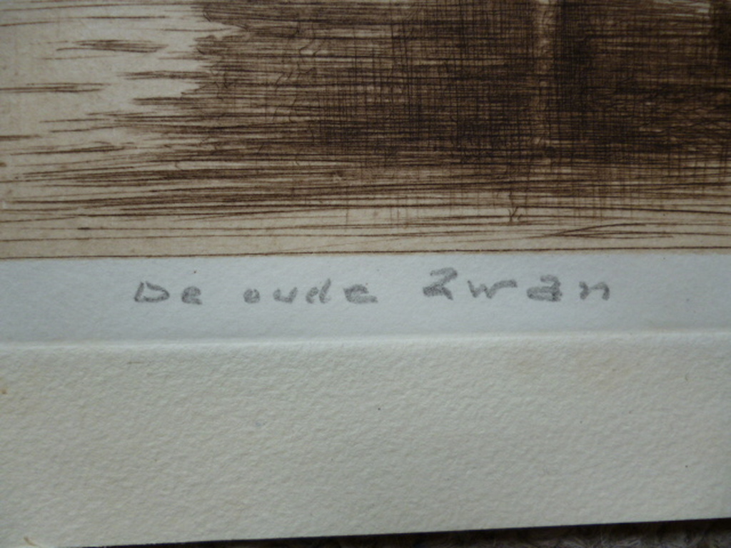 Gerrit Nicolaas Woudt - ets - Molen De Oude Zwan kopen? Bied vanaf 35!