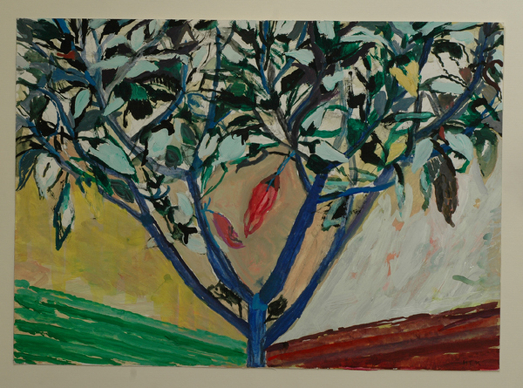 Hans Ebeling Koning, Gouache , Struik kopen? Bied vanaf 200!