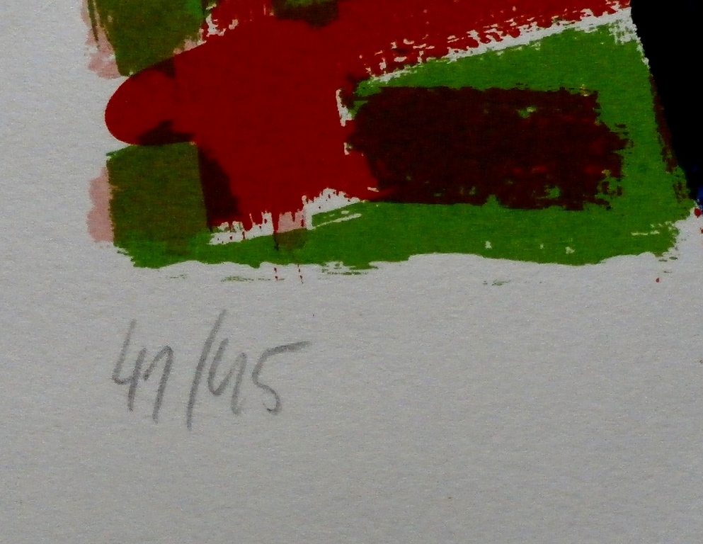 Susette van de Lande - zeefdruk: Westenwind - 1994 kopen? Bied vanaf 25!