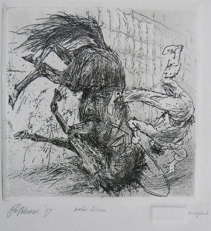 Piet Klaasse: Ets, Palio Siena kopen? Bied vanaf 1!