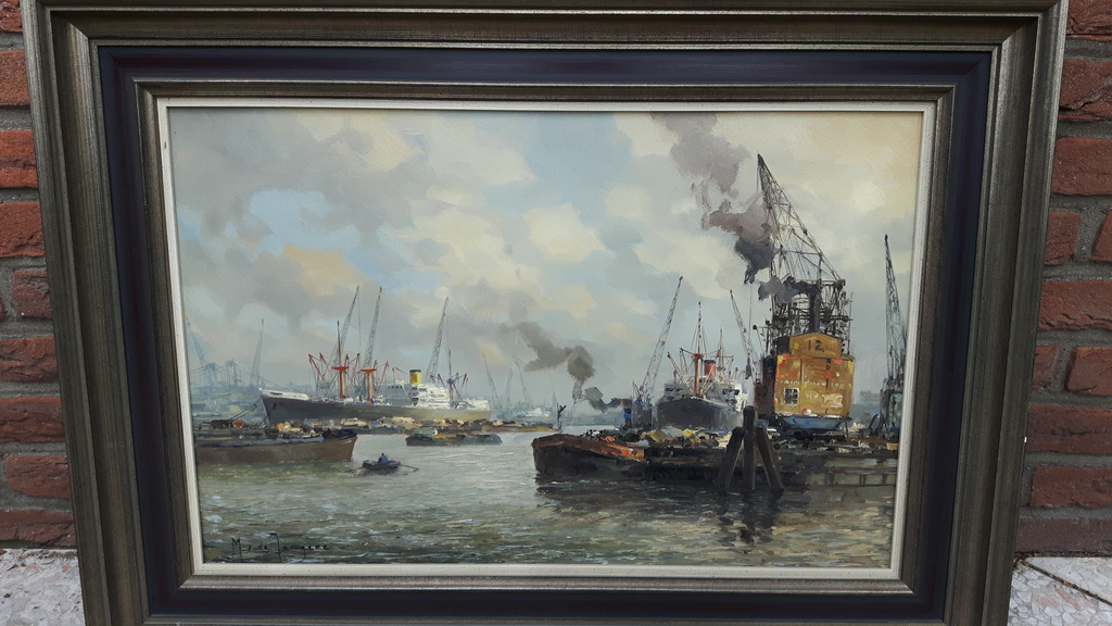 Havengezicht, Marinus de Jongere kopen? Bied vanaf 1750!