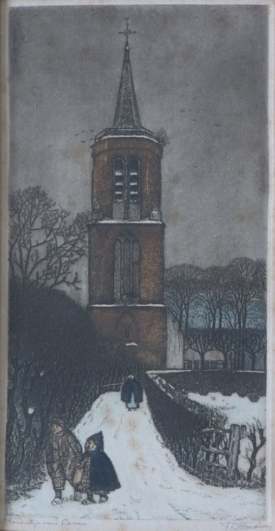 Tjeerd Bottema - Kleurenets - Torentje van Laren kopen? Bied vanaf 50!