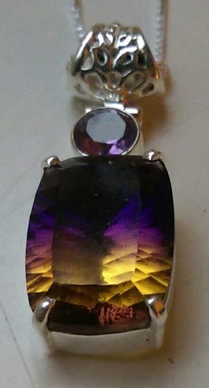 Zilveren Hanger met ametrien kopen? Bied vanaf 32!